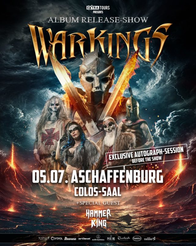 Remember these words!!!

We ride into Colos-Saal, Aschaffenburg on 05.07. to unleash the ultimate ALBUM RELEASE SHOW.

Join us before the battle for a mighty autograph session. There shall be axes signed and merch in glorious abundance!

Tickets:
LINK IN BIO!!!

#warkings #morgana #armageddon